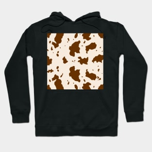 Brown cow print Hoodie